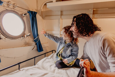 HMS Caroline_s historic living quarters