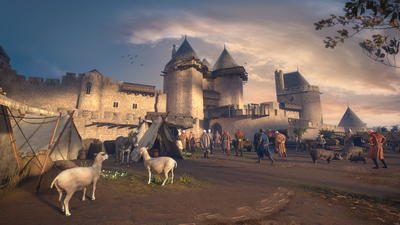 Before the ramparts 3D - The Last Stronghold - © Excurio CMN