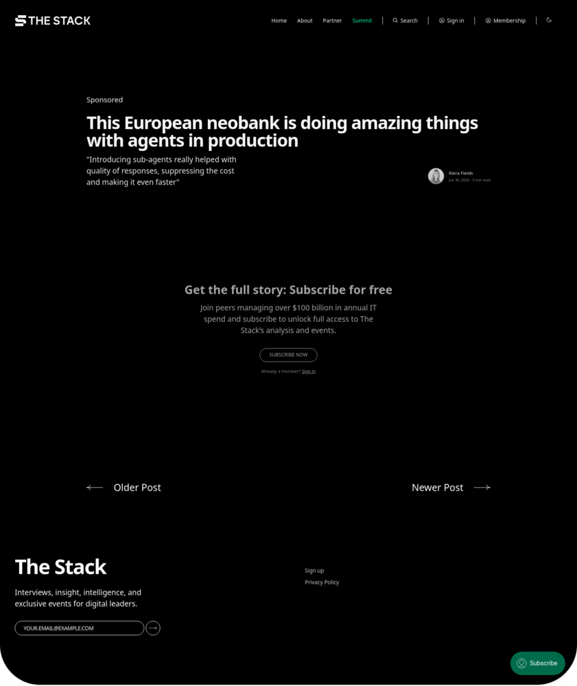 This European neobank is doing amazing things with AI agents