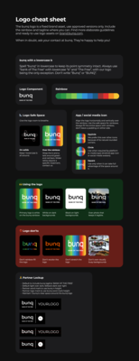 bunq Logo Cheat Sheet