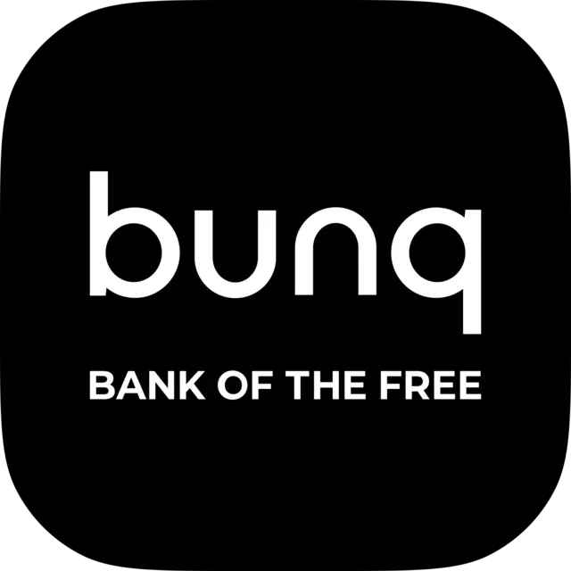 bunq-logo-white-onblack-tagline_squircle