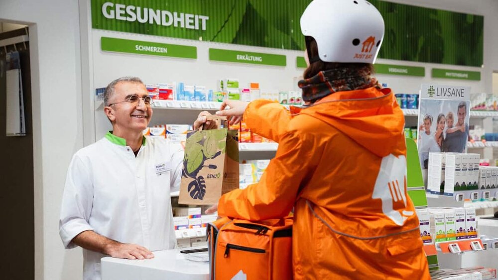 Just Eat liefert jetzt auch Medikamente - in 45 Minuten
