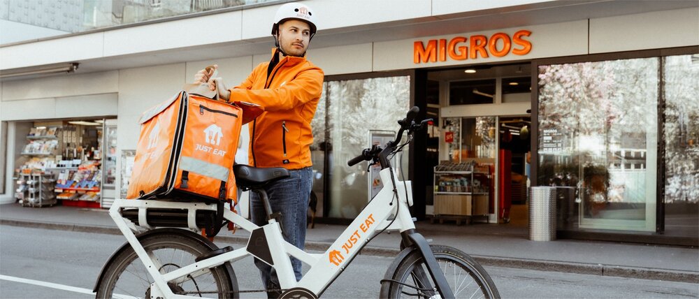 Just Eat liefert neu über 10'000 Migros-Artikel
