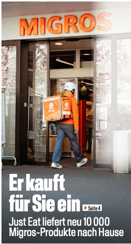 Er kauft für Sie ein