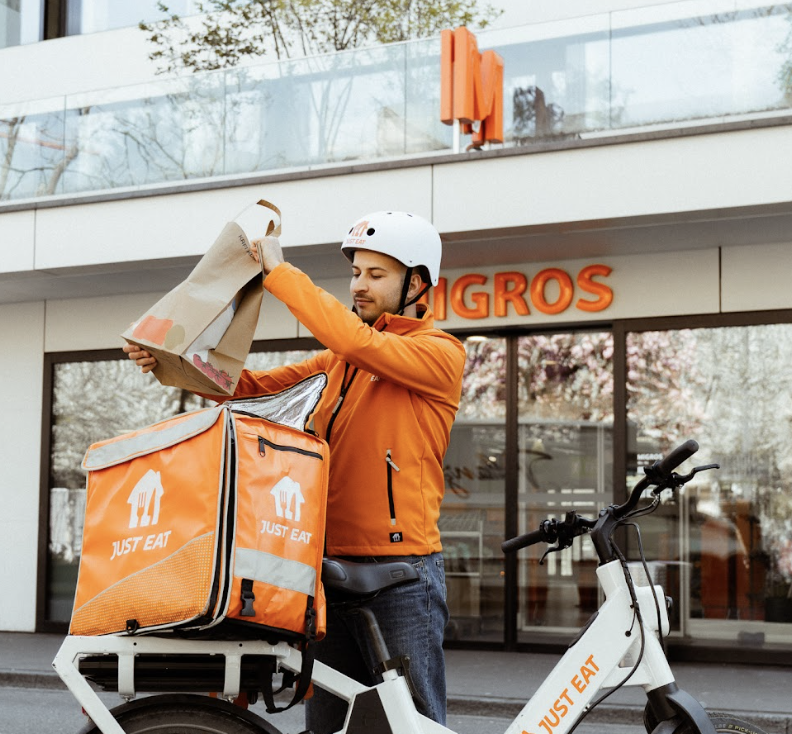 Just Eat liefert Migros-Artikel nach Hause