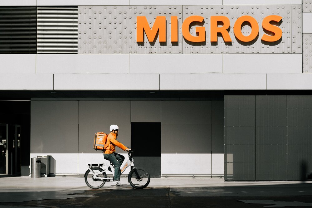 Just Eat delivers Migros products to your door