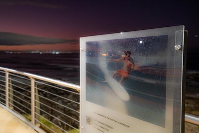 Alby Falzon Installation at Kirra with classic MP cutback from 1972