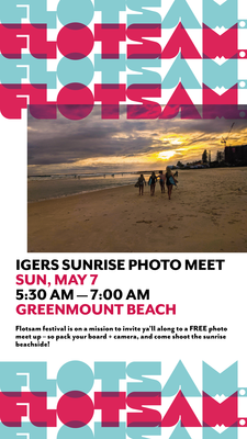 Iger Sunrise Photo Meet Graphic