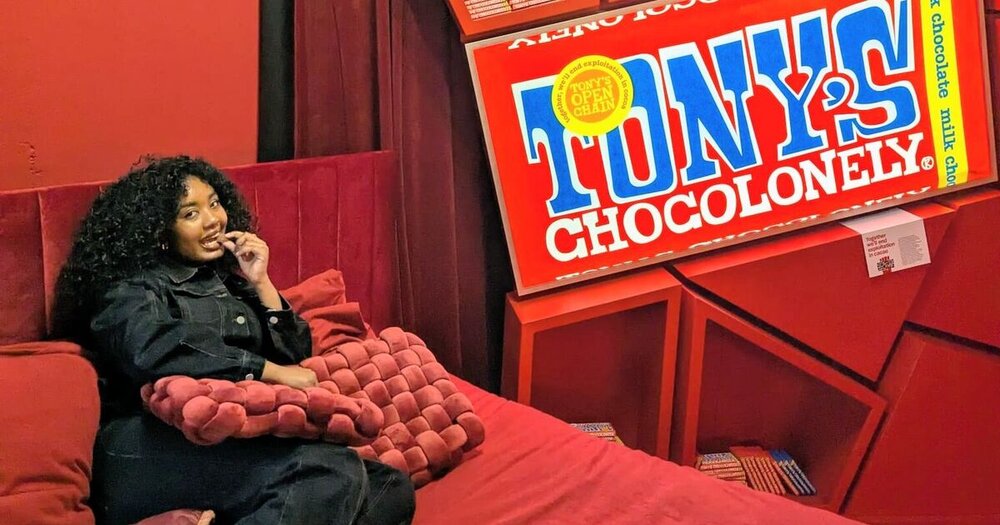 I was the first guest in a chocolate-covered hotel 1 hour from the UK