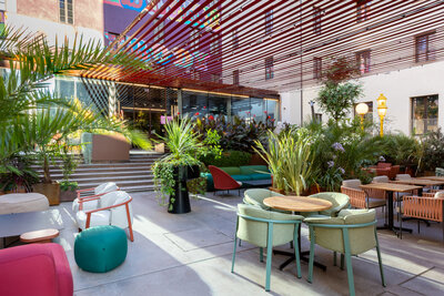 The Social Hub Florence Lavagnini - Courtyard ©Nuri Rashid