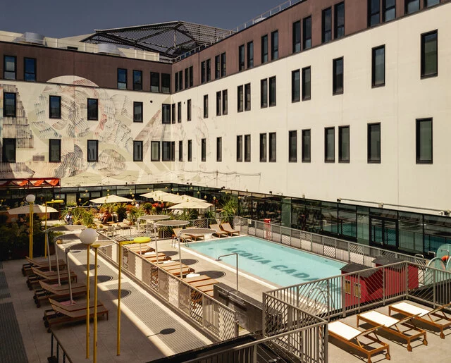 The Social Hub Bologna – Courtyard