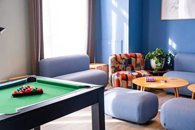 The Social Hub Paris - Lounge Area ©HediHamadache