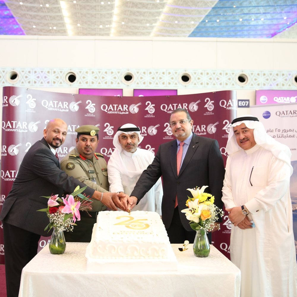 Qatar Airways Celebrated 25 Years Since First Flight to Jeddah, Saudi
