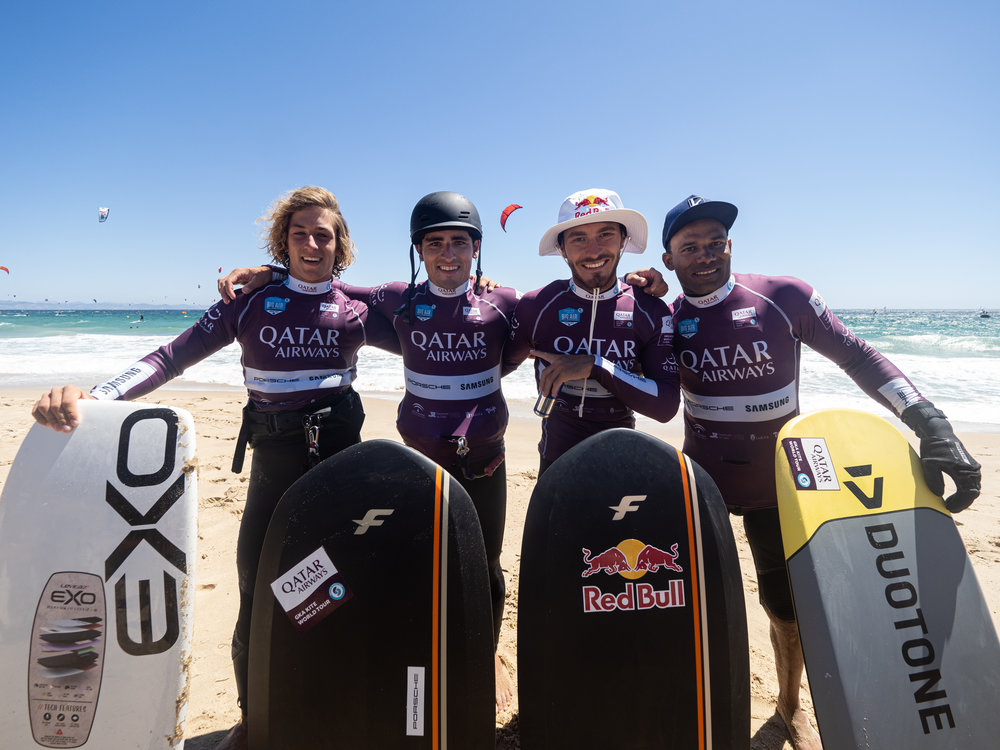 Qatar Airways Crown Five Kitesurfing Big Air World Champions at the GKA