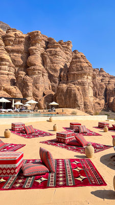 Our Habitas AlUla setup