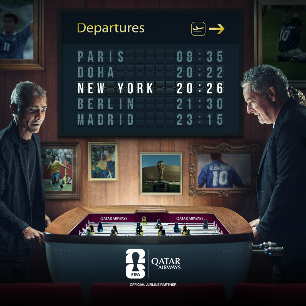 Qatar Airways Launches One Year to Go Campaign, Reuniting Legends Ahead of FIFA World Cup 2026™ 