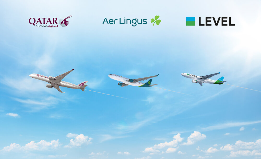 QR + Aer Lingus + Level