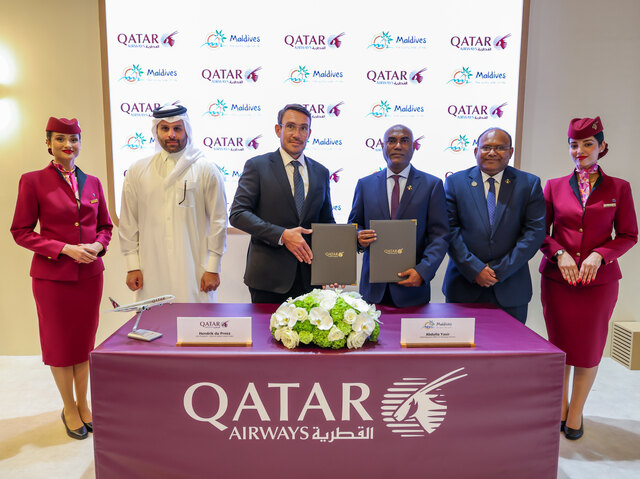Qatar Airways MoU with Visit Maldives.JPG