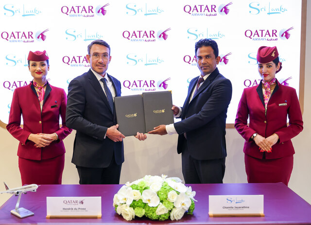 Qatar Airways MoU with Sri Lanka Promotions Bureau.JPG