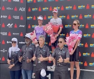 Josh Ferris &amp; Julie Derron Win 70.3 Langkawi Malaysia