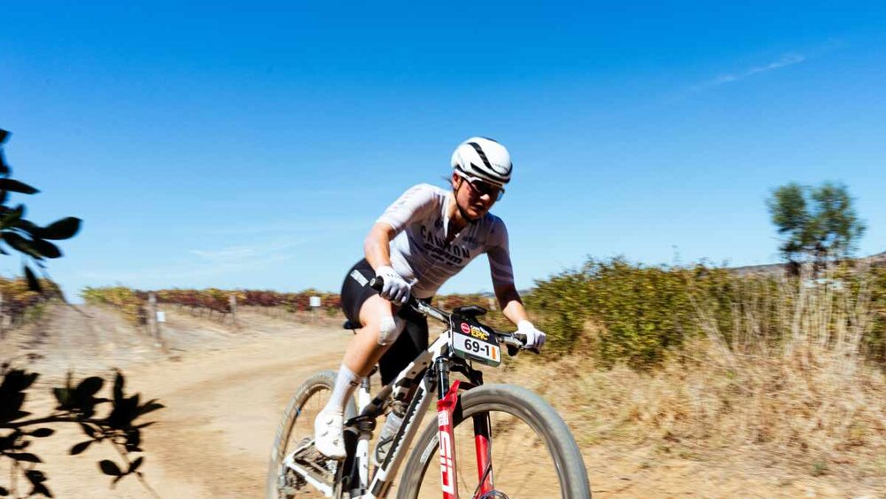 Canyon Lux World Cup ​Prototyp beim Cape Epic gesichtet