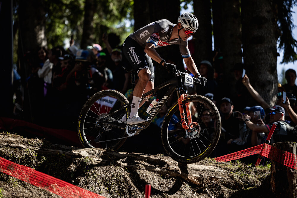 Mathieu van der Poel, pictured at Les Gets World Cup.jpg