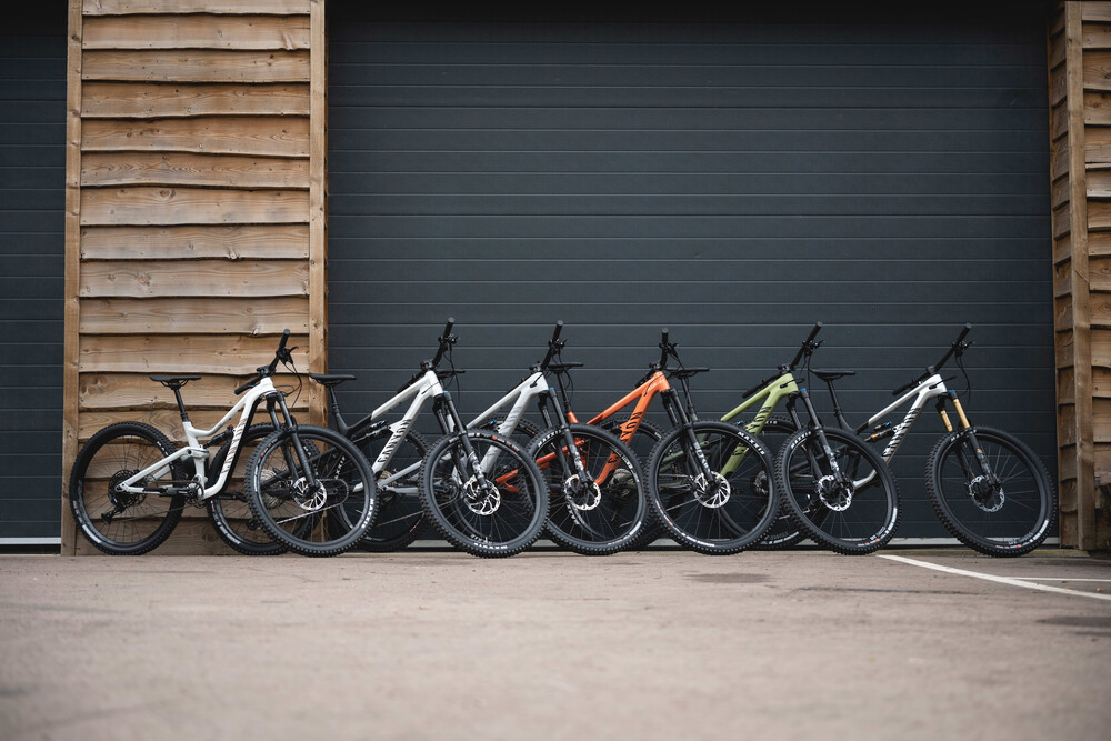 Examples of the Canyon mountain bikes popular with customers in Australia and New Zealand