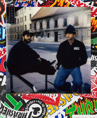 Thrasher Edition Polaroid Pedro Delfino and Rye by Michael Burnett