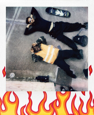 Thrasher Edition Polaroid Zion Wright and Nikolai Piombo by Rye Beres