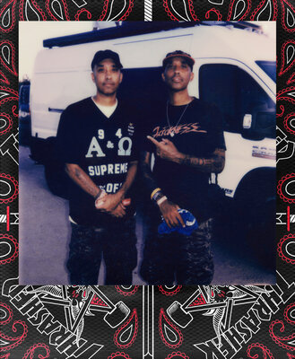 ThrasherEditionPolaroid Ako and Atiba Jefferson by Alán Gonzalez