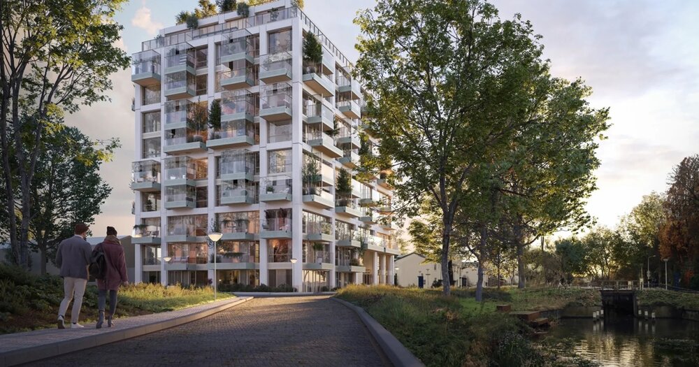 Volledig houten woontoren verrijst in Delft