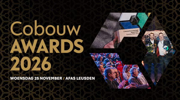 Dit zijn de genomineerden voor de Cobouw Awards 2026