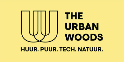 The Urban Woods logo landscape