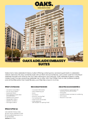 OAKS_Adelaide_Embassy_Suites_FactSheet_OCT25