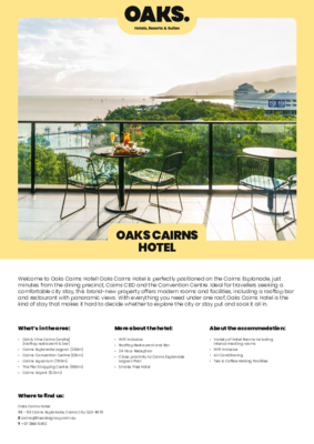 OAKS_Cairns_Hotel_FactSheet_OCT25