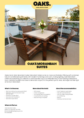 OAKS_Moranbah_Suites_FactSheet_OCT25