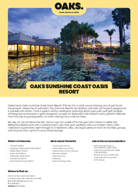 OAKS_Sunshine_Coast_Oasis_Resort_FactSheet_OCT25