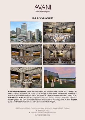 Avani_Sukhumvit_Bangkok_Hotel_MICE_ release_EN