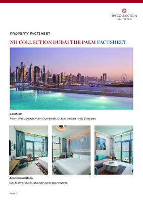 NH Collection Dubai The Palm_Property Factsheet