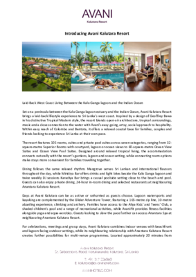 Avani_Kalutara_Resort_Resort_Overview_Release