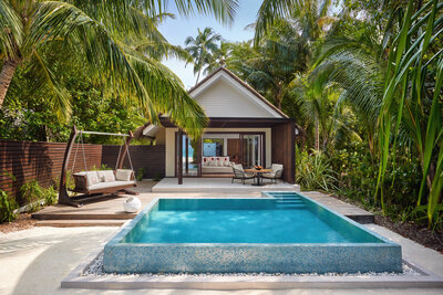 Niyama Private Islands - Deluxe Beach Pool Villa Front Bliss