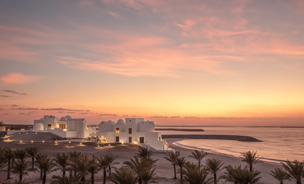 Beautiful Sunset - Anantara Santorini Abu Dhabi Retreat.JPG