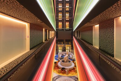 nhow Lima_Colorful Elevators Aisles Common Areas.jpg