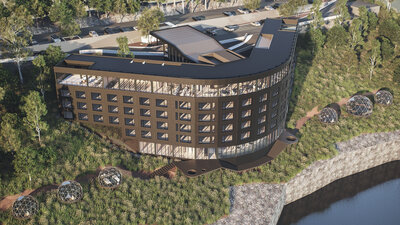 Anantara Ushuaia Patagonia Resort - exterior aerial view - rendering
