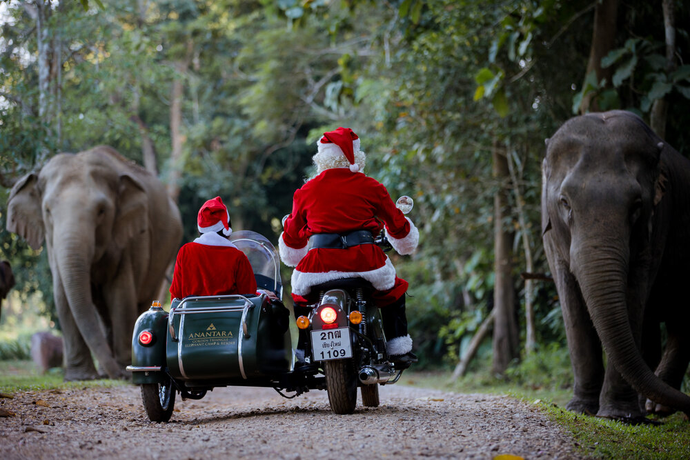 Santa in a Sidecar at Anantara Golden Triangle Elephant Camp & Resort.jpg