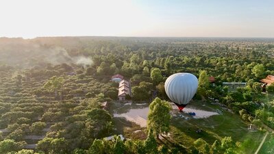 Hot Air Balloon Experience at Anantara Angkor Resort in Siem Reap, Cambodia