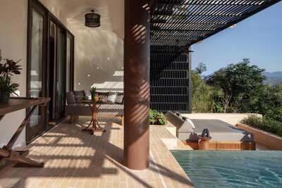 Anantara Golden Triangle Elephant Camp & Resort_Mekong Explorer Pool Suite Breakfast.jpg