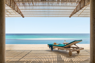 Infinity Pool Overlooking Ocean at NH Collection Maldives Reethi Resort