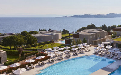 A view of the pool deck at Adriatic Istria Resort, which will mark Minor Hotels' debut in Croatia.