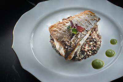 Antela Restaurant - NH Collection Roma Centro Hotel - Sea Bream Quinoa.jpg